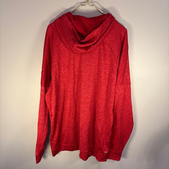 Adidas‎ Nebraska Huskers Football Hoodie Red Men's 2XLT - Picture 6 of 6